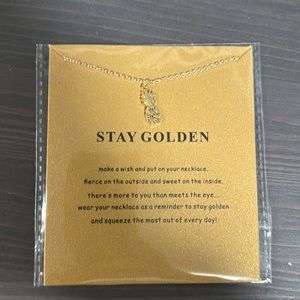 Stay Golden Pineapple Necklace